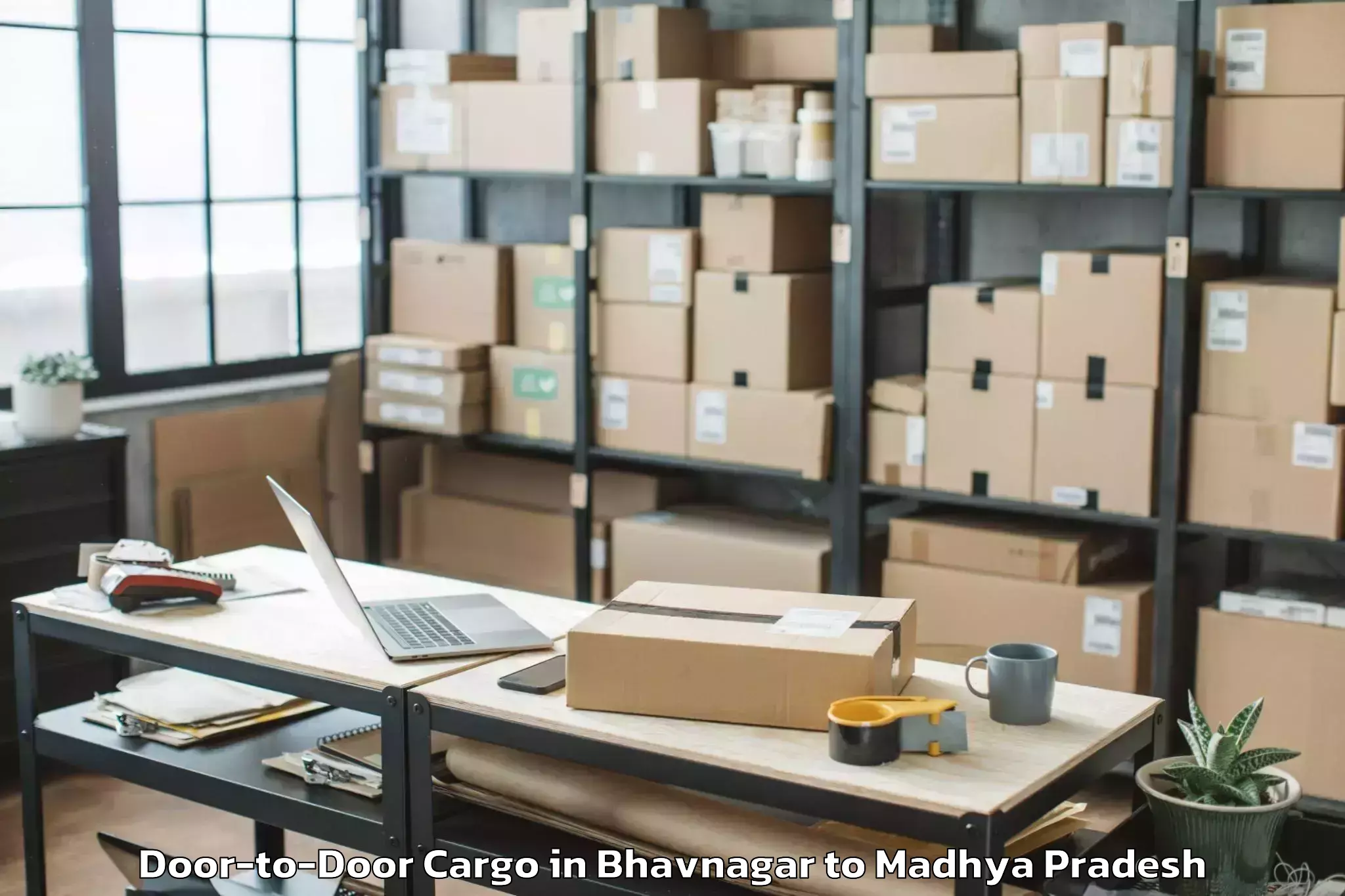 Professional Bhavnagar to Buxwaha Door To Door Cargo